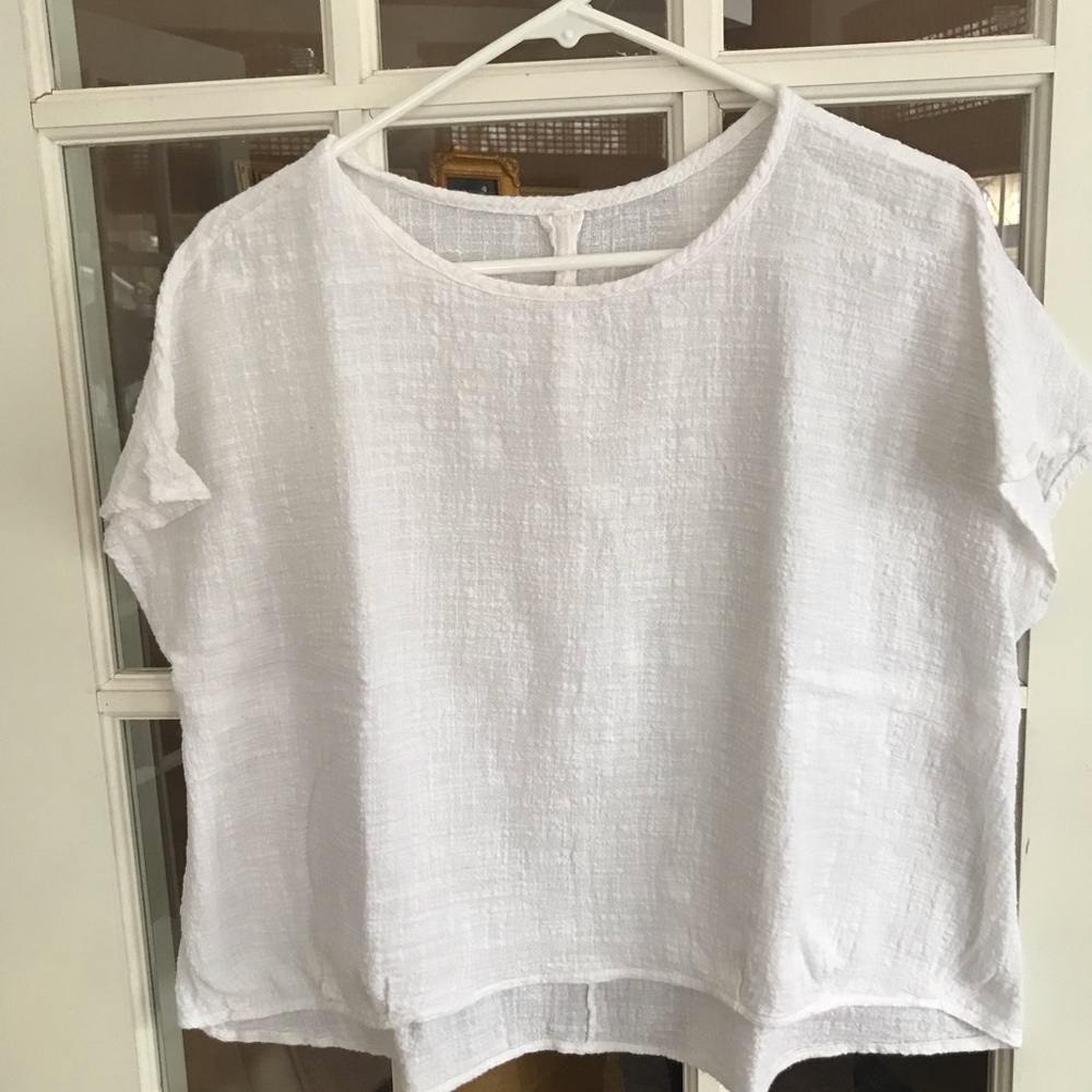 Linen crop top